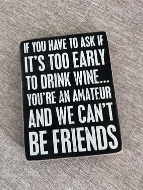 Primitives by Kathy Decorative Wooden Box Sign